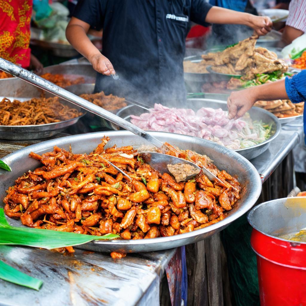 Mon an hap dan tai khu am thuc Chợ Cầu Văn, An Thới, Bình Thủy